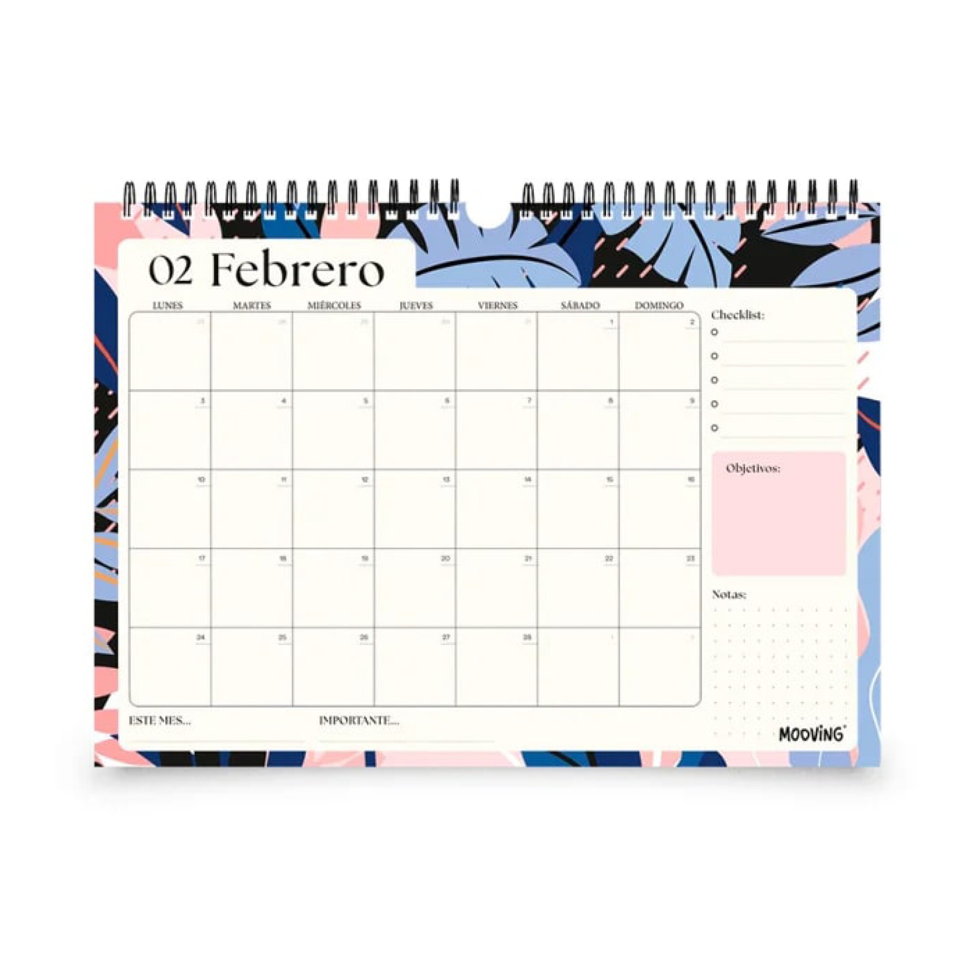 Calendario Mooving Floral