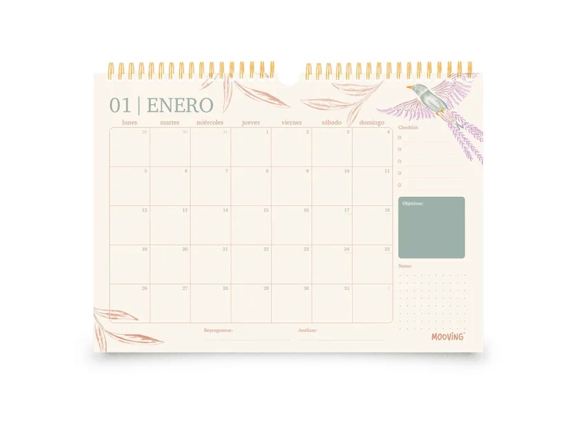 Calendario Mooving Boho