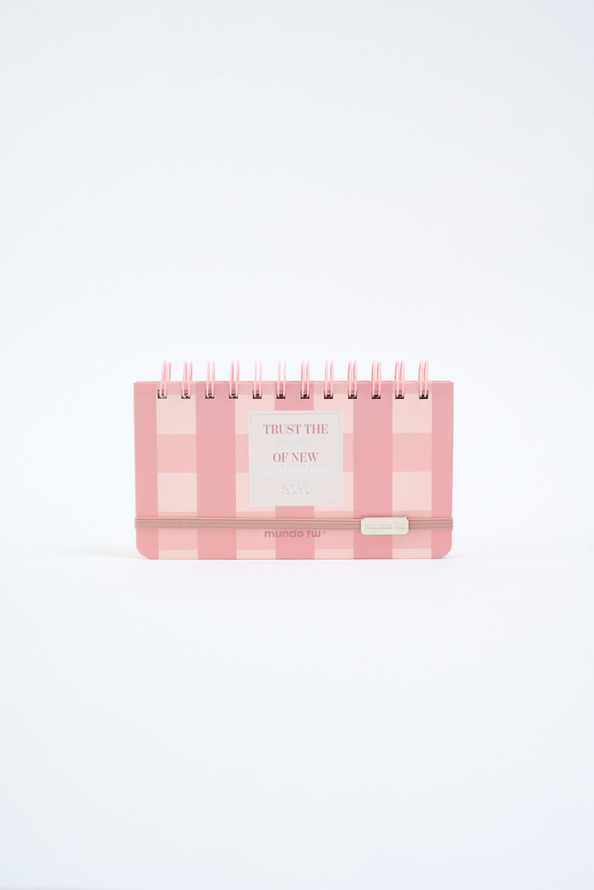  AGENDA POCKET PINK SEMANAL 2026 FW 