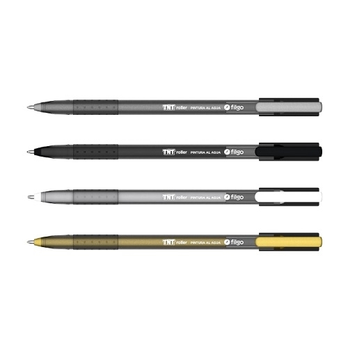 Filgo marcador acrilico tnt roller - estuche 4 glam