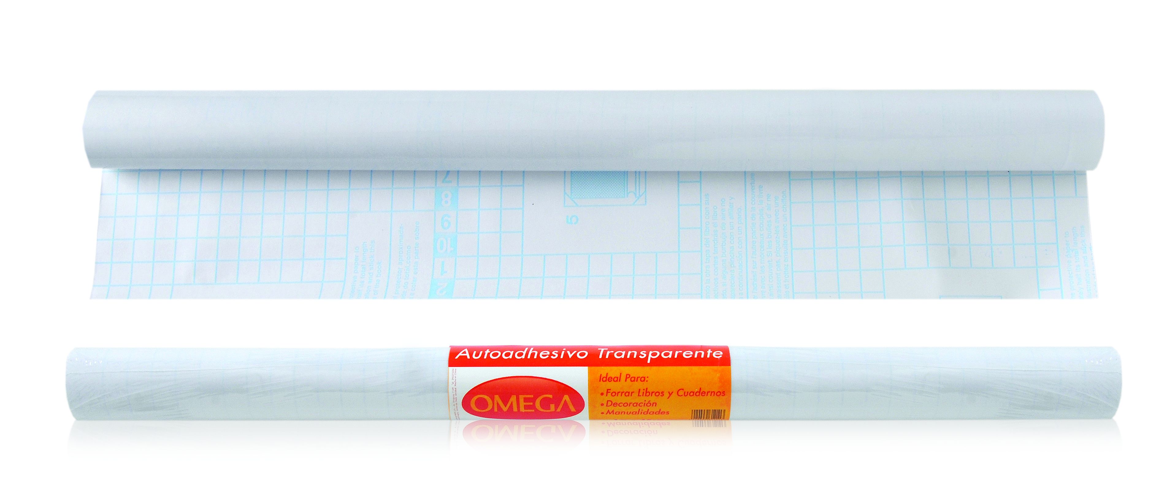 Rollo De Papel Contact Autoadhesivo Transparente 45cm X 1mt