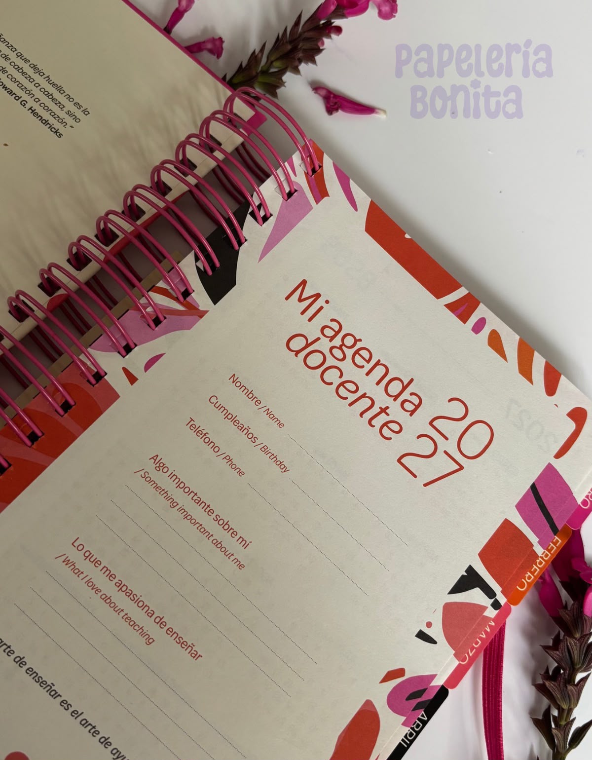 Agenda Docente 2027 Ibi Craft