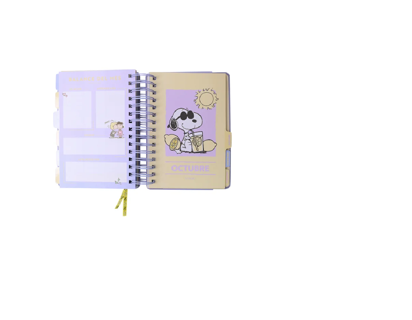 Agenda Snoopy Diaria