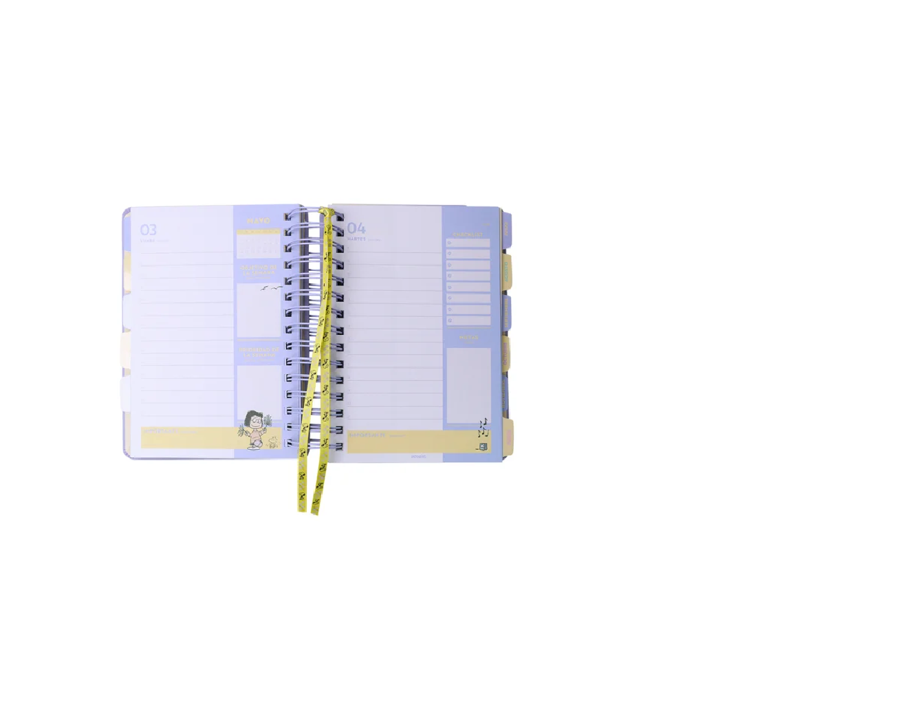 Agenda Snoopy Diaria