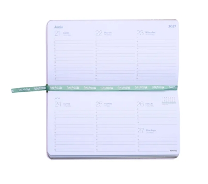 Agenda Mooving pocket Travel 2027 semanal cosida