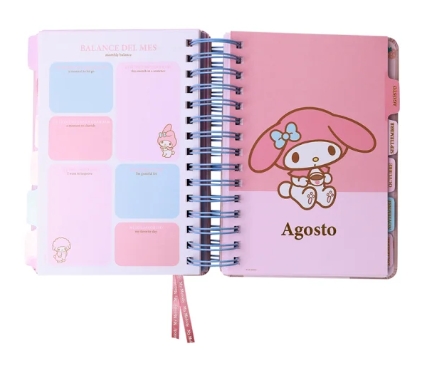 Agenda Mooving My Melody 2027 diaria