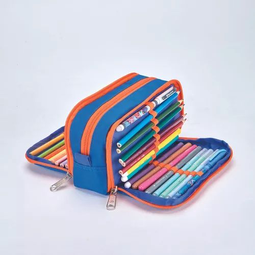 Cartuchera Starpak Plain Pouch Azul Filgo 