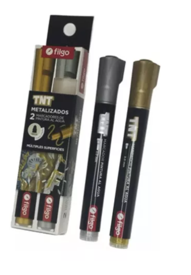 Marcadores Metalizados Tnt X2 Filgo