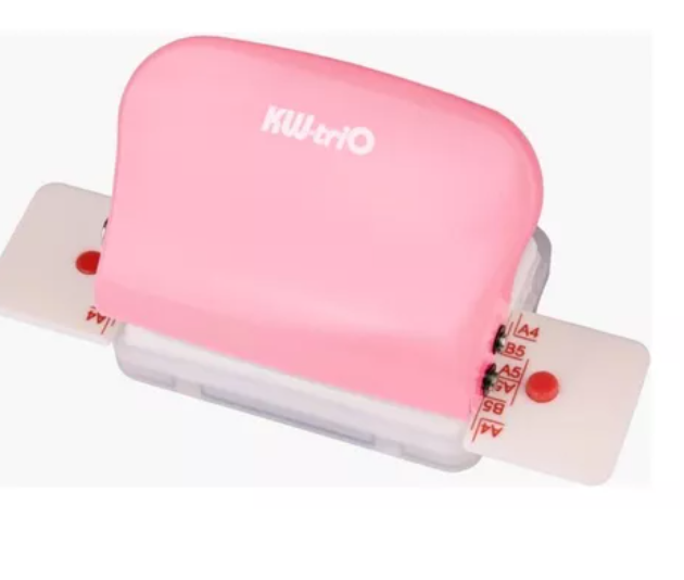 Perforadora Mini Encuadernadora Espiral Plástico Smart Click