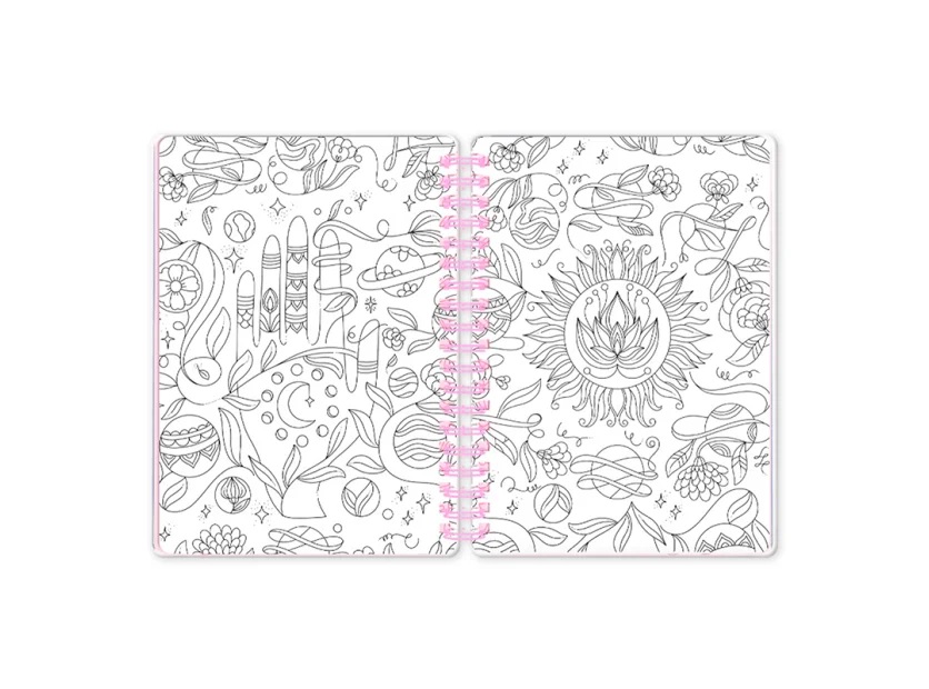 Agenda  Mooving The Coloring Planner semana a la vista