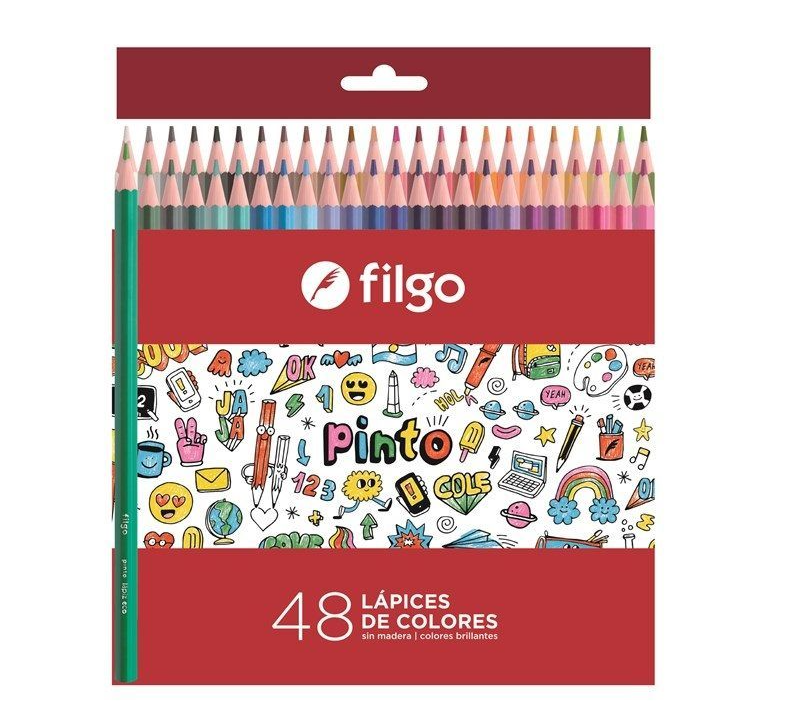 48 LAPICES DE COLORES FILGO
