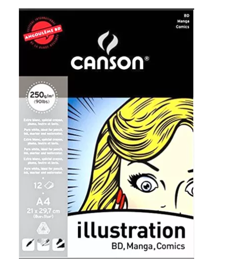 Block Dibujo Cansón Ilustración