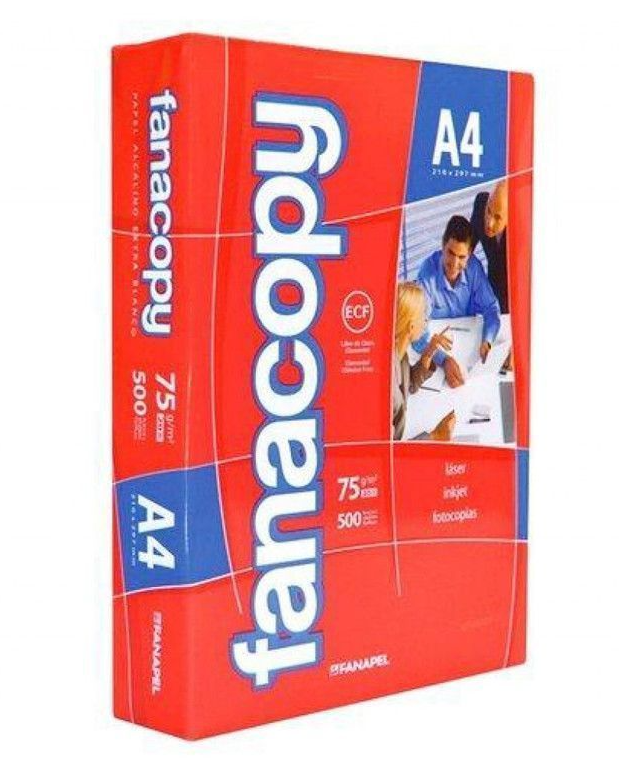 BLOCK HOJAS A4 FANACOPY 500 HOJAS 75 GRS