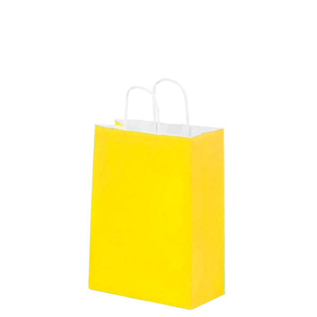 Pack X12 Bolsa amarilla chica 18X23X10CM