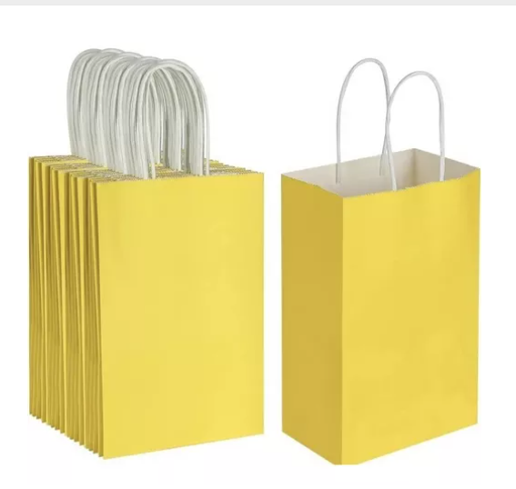 Bolsas De Papel Chicas Con Asa Pack X12