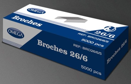 BROCHES OMEGA 26/6 5000 unds