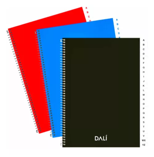 Cuaderno A5  con Indice Unidad