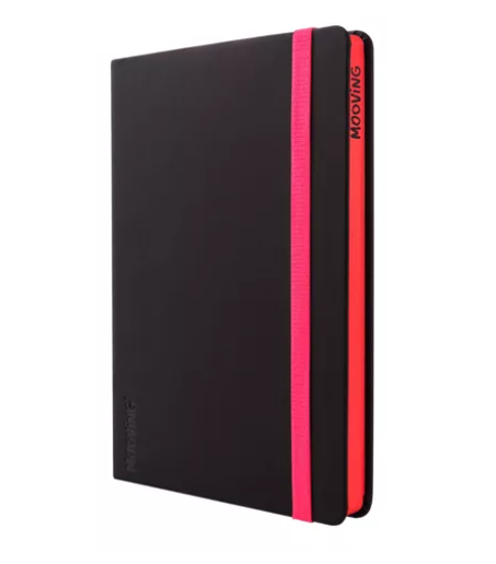 Cuaderno Mooving Notes A5 Hoja Punteada Tapa Dura Negro