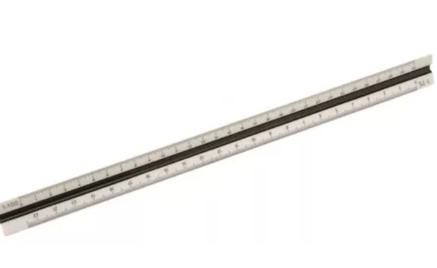 Escalimetro con estuche