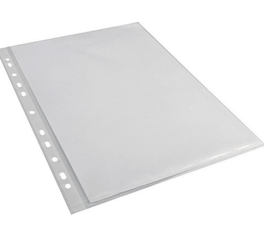 FOLIOS A4 PLASTICOS PERFORADO