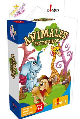JUEGO DE CARTAS ANIMALES ESCONDIDOS BONTUS