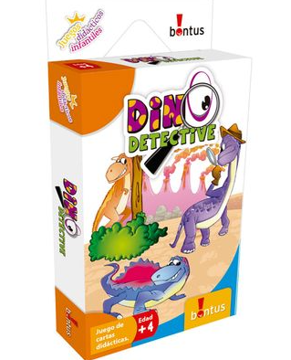 Juego de Cartas Dino Detective Bontus