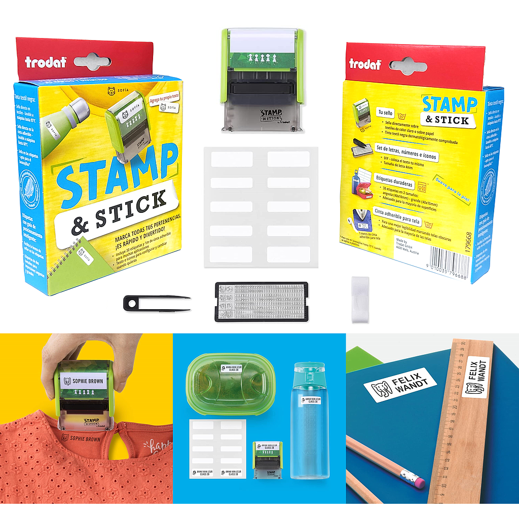 Kit Sello Etiquetado De Ropa Trodat