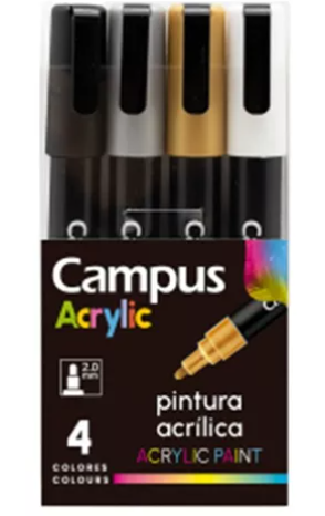 Marcador De Pintura Acrílica X4