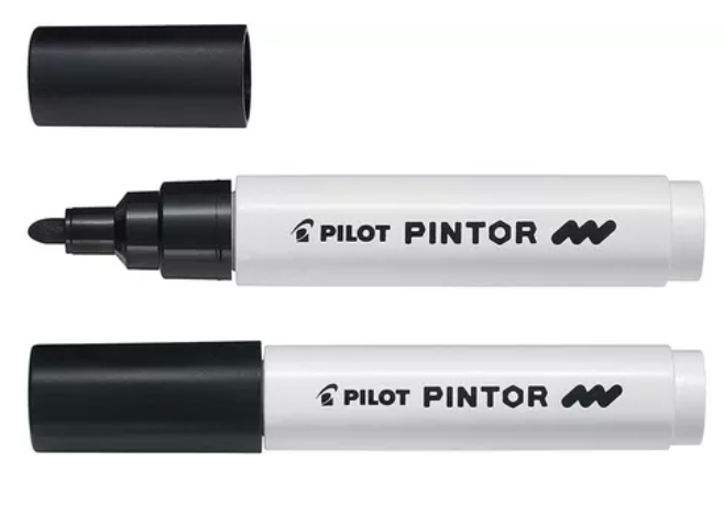 Marcador Pilot 1.4 Black Painte