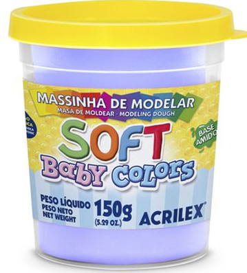 MASA BLANDA COLOR LILA 150G