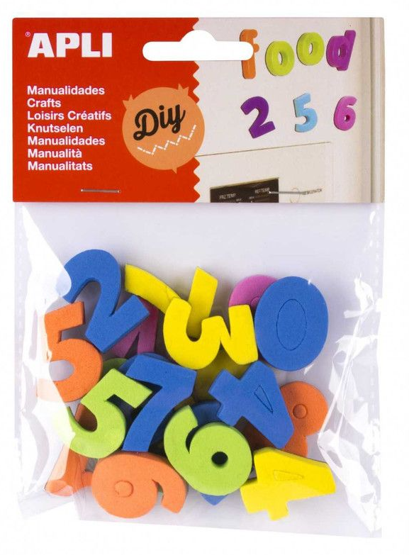 Numero de Goma Eva autoadhesivo