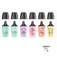PACK 6 MINI RESALTADORES PASTEL STABILO