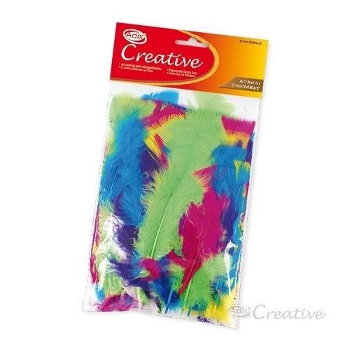 Pack X 50 U. Plumas De Colores