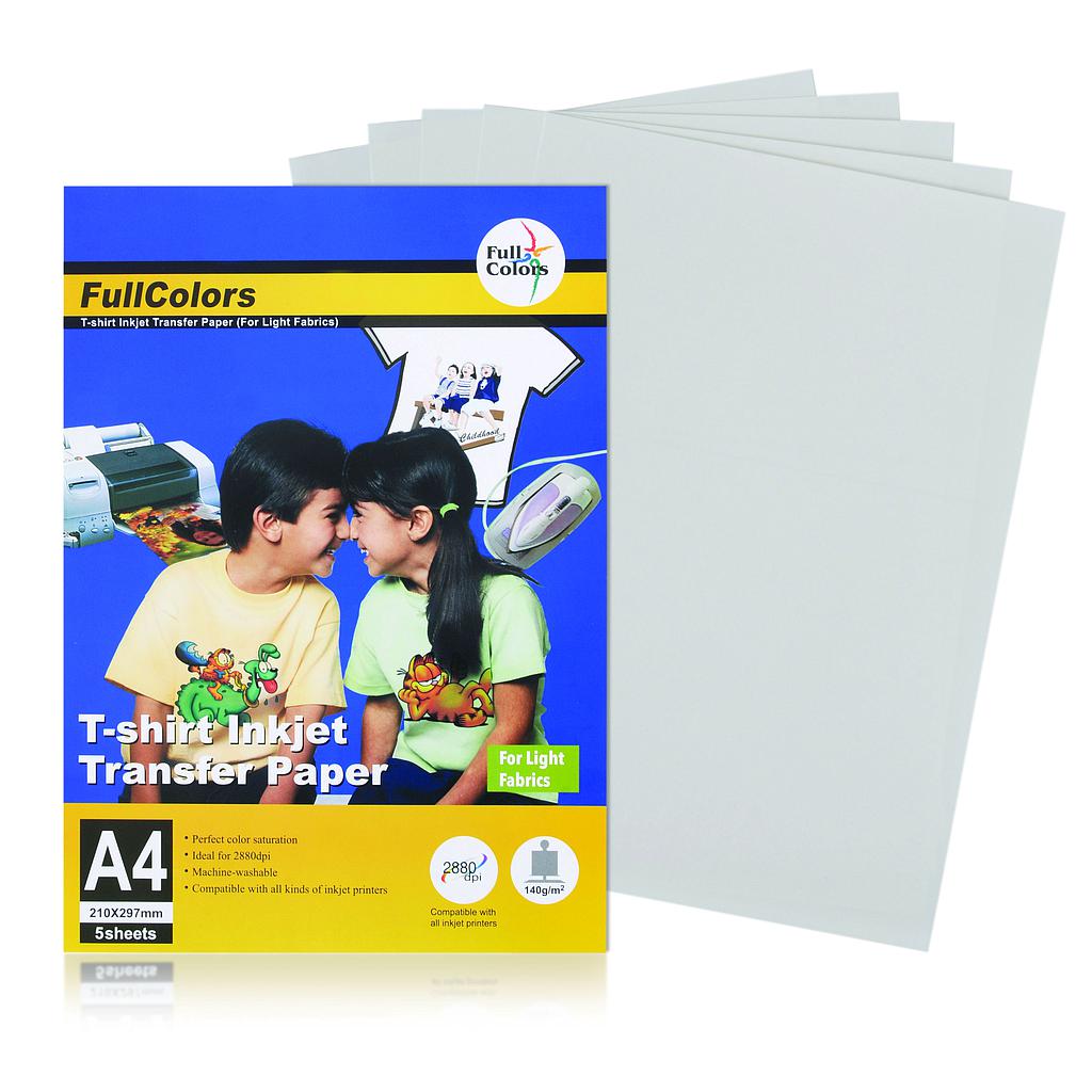 Papel Transfer A4 Omega Telas Claras