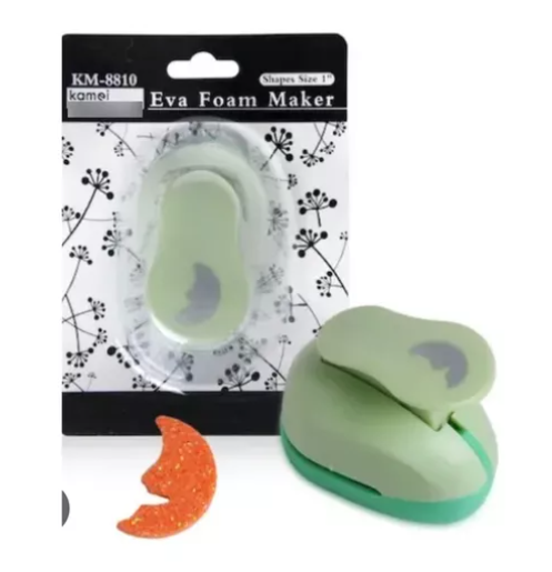 PERFORADORA PARA GOMA EVA 25 MM CON FORMA DE LUNA