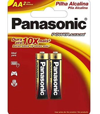 Pilas Alcalinas Panasonic AA pack de 2
