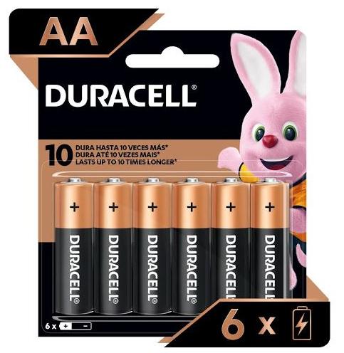 PILAS DURACELL AA PACK DE 6
