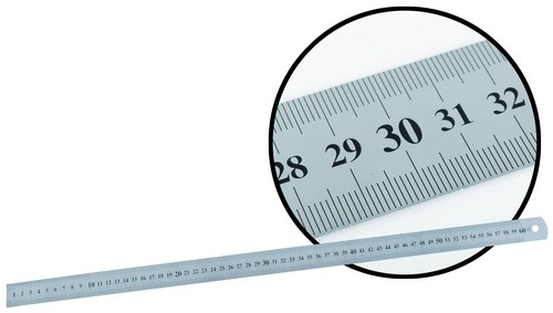 Regla Metalica 60 cm Omega