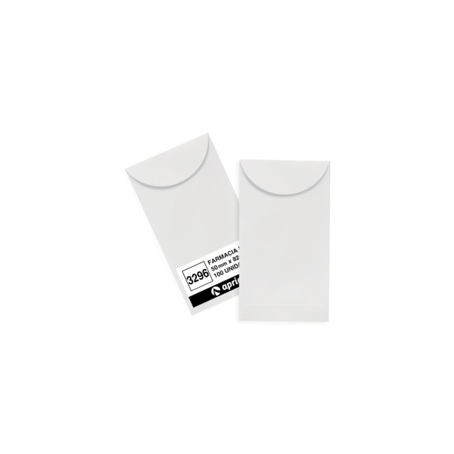 Sobre Farmacia N°1 B 50mm x 82mm Apriori x100