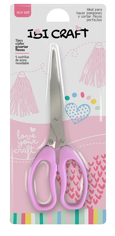 TIJERA CRAFTER IBI CRAFT "5 CUCHILLAS", 19 cms