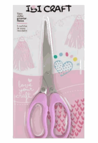 Tijera Para Flecos Pompón Ibi Craft