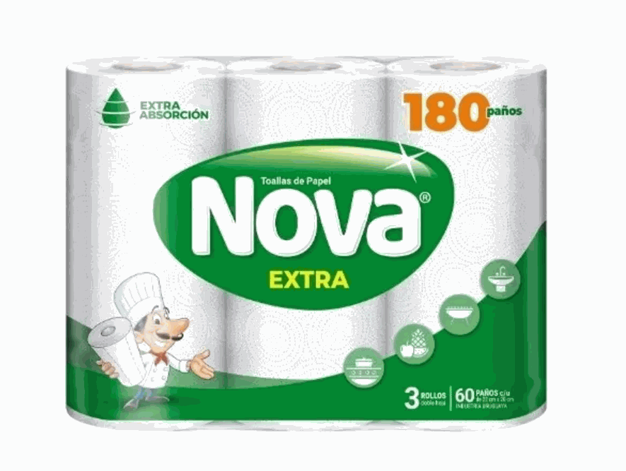 TOALLAS DE PAPEL SUSSEX  3 ROLLOS
