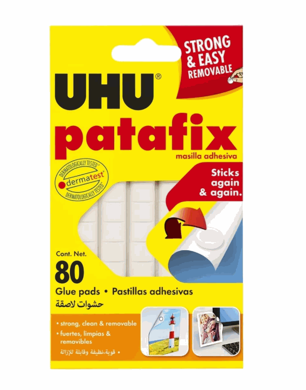 Uhu Utac Patafix Blanca 80 unds