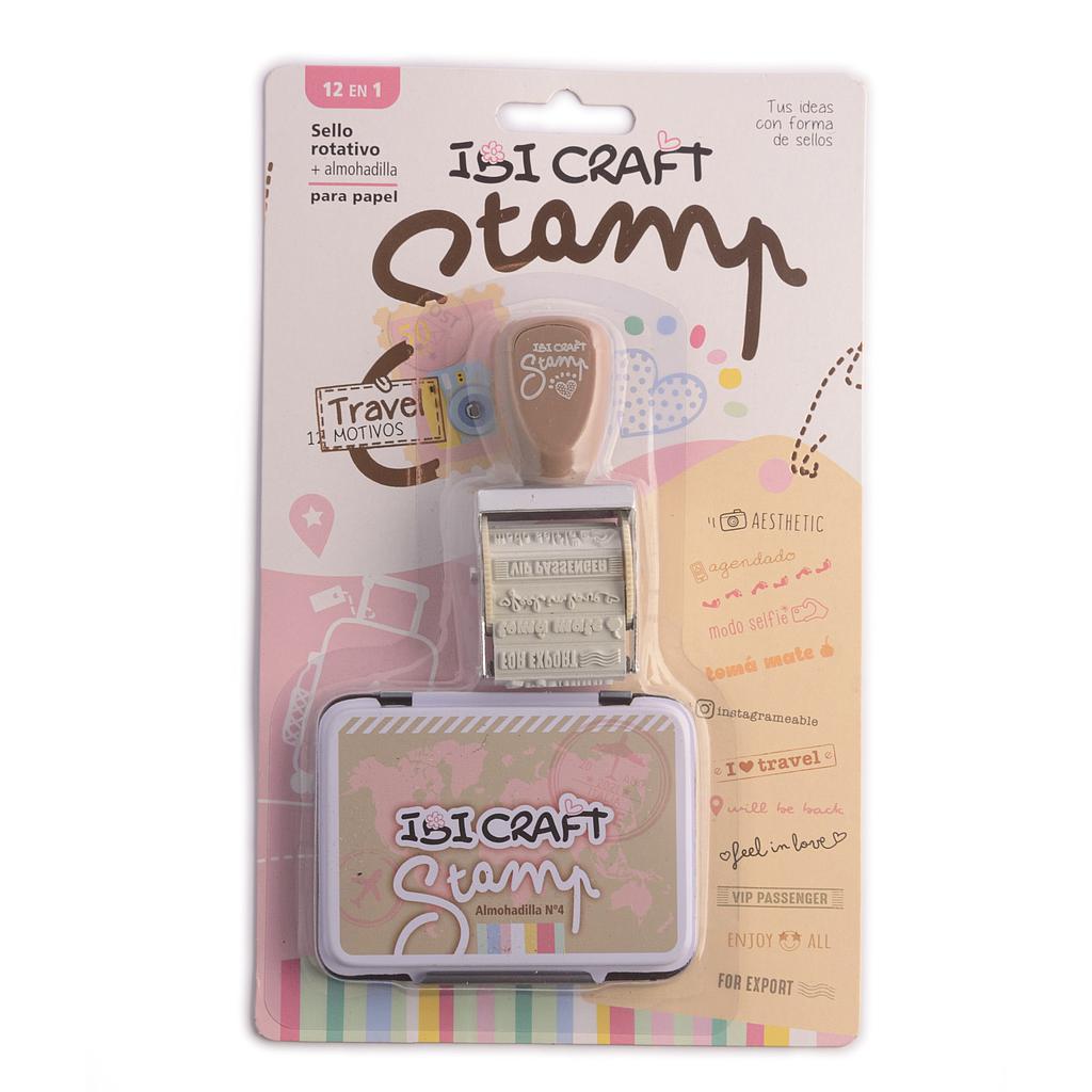 Sello Travel 12 motivos Ibi craft