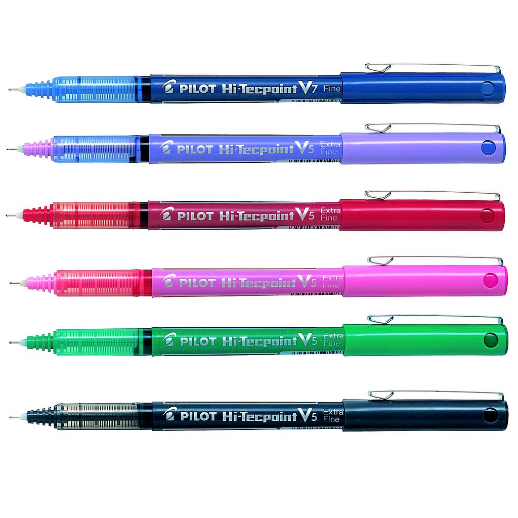 LAPICERA PILOT V5. 0.5 MM NEGRO