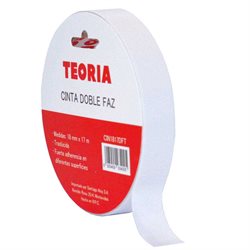 Cinta Doble Faz Teoría+ 18mm x 17m Traslucida