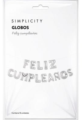 Globos Metalizados Feliz Cumple
