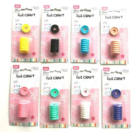 Anillos 24 Mm Encuadernacion X 8 U Ibi Craft