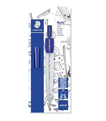 COMPÁS METÁLICO ESCOLAR STAEDTLER Noris