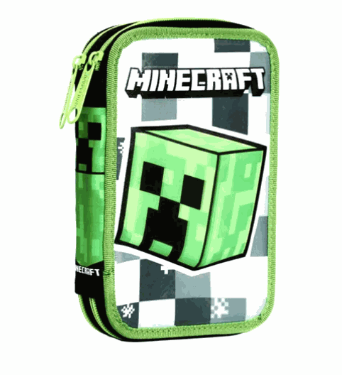 Cartuchera 2 Pisos Minecraft Mooving